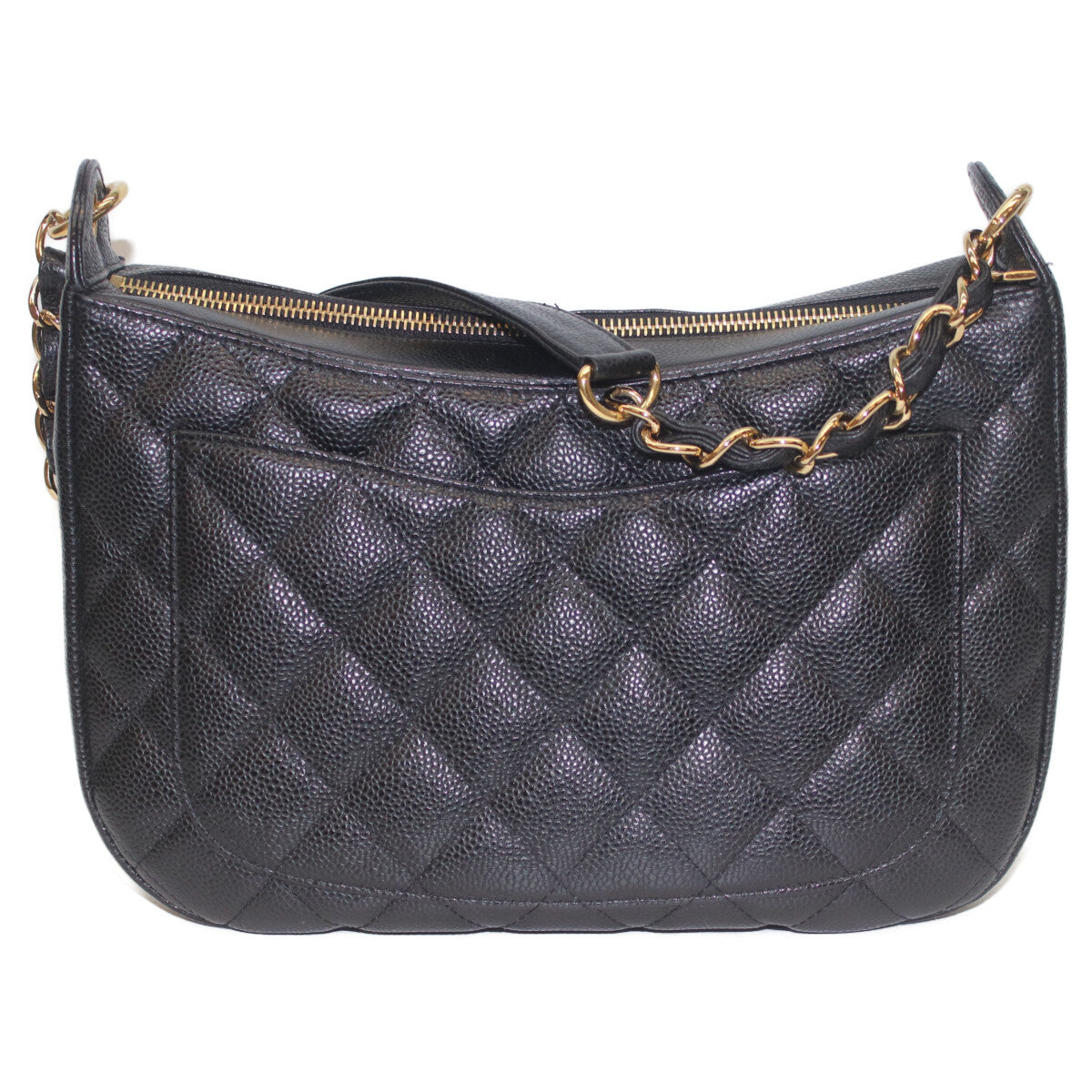 CHANEL シャネル A20993 8番 ﾌﾞﾗｯｸ ｷｬﾋﾞｱ G金具 ﾜﾝｼｮﾙﾀﾞｰ ショルダーバッグ