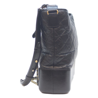 CHANEL シャネル 24番 A93824 ブラック ガブリエル ドゥ シャネル ラージ ホーボー ショルダー ショルダーバッグ