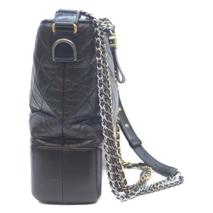 CHANEL シャネル 24番 A93824 ブラック ガブリエル ドゥ シャネル ラージ ホーボー ショルダー ショルダーバッグ