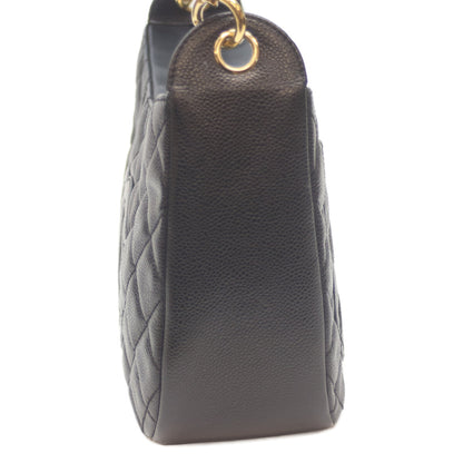 CHANEL シャネル A20993 7番 ブラック キャビア G金具 ワンショルダー ショルダーバッグ