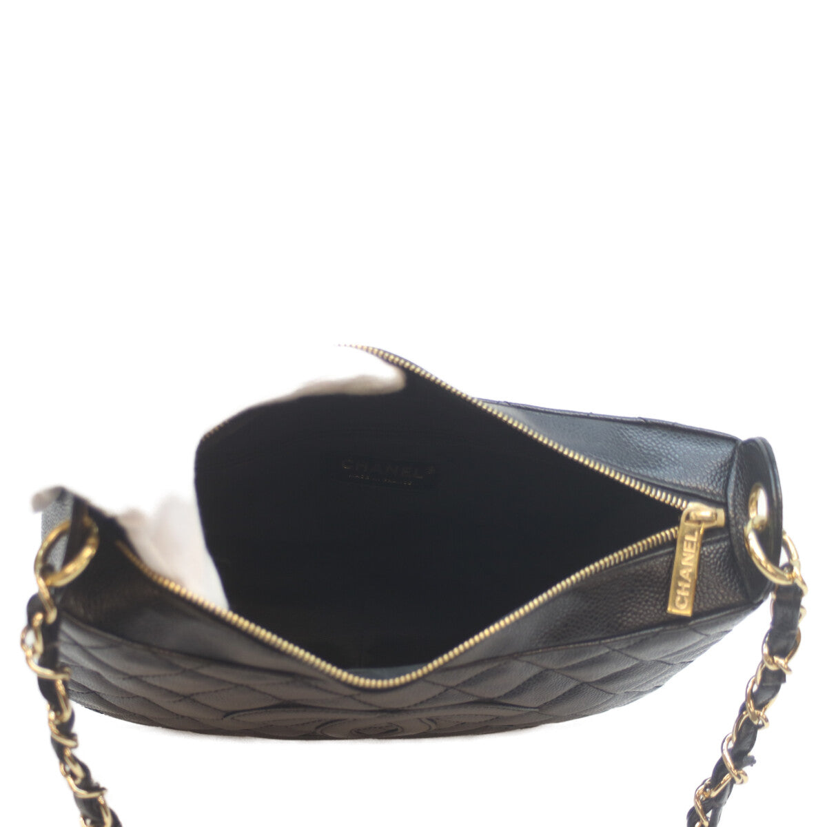 CHANEL シャネル A20993 7番 ブラック キャビア G金具 ワンショルダー ショルダーバッグ