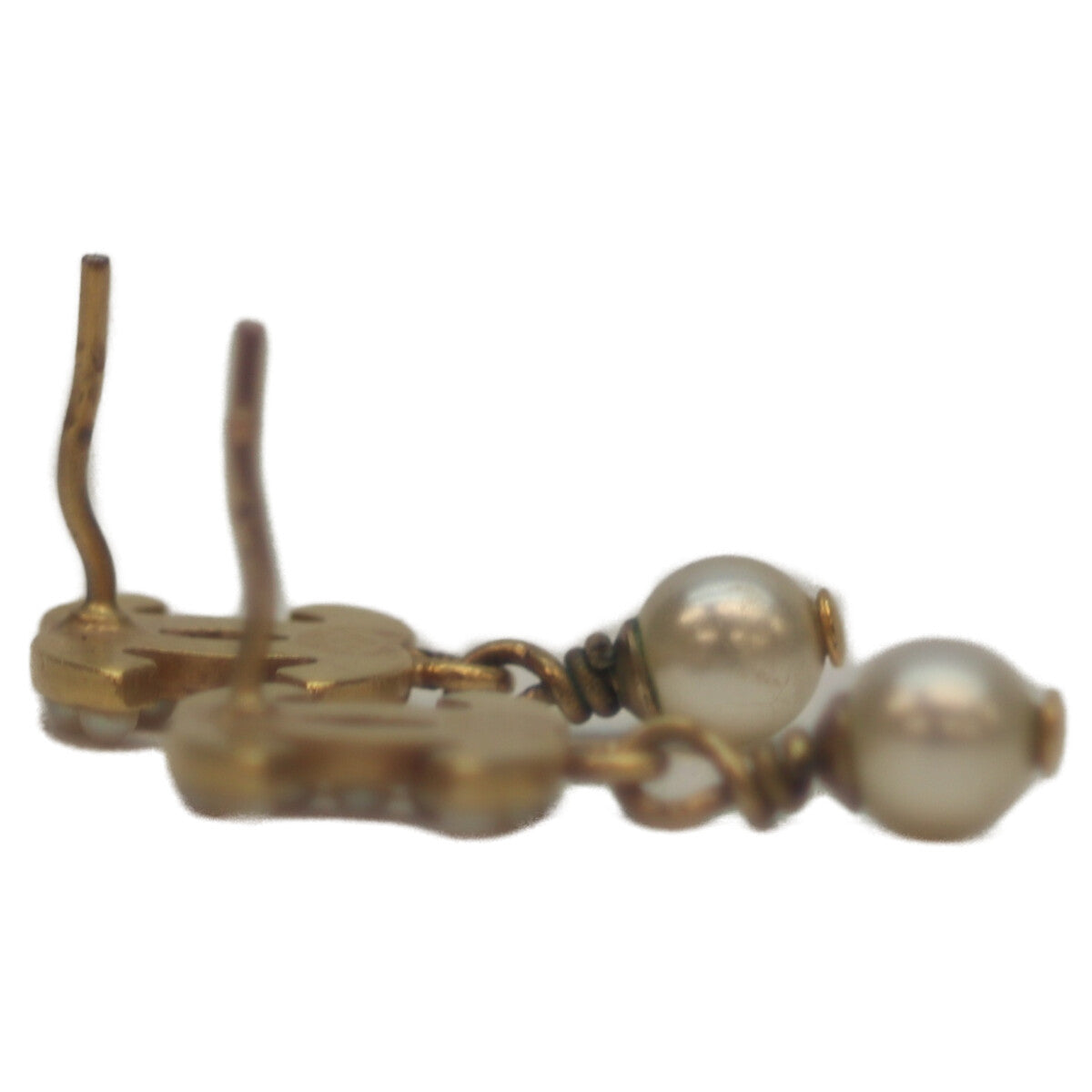 CHANEL シャネル 03A GP パール ココマーク ミニパールスイングピアス ピアス