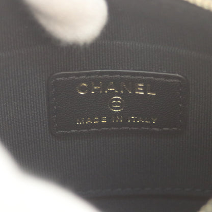 CHANEL シャネル 24年イヤーズギフト 黒 ベロア ハーフムーン チェンショルダー ショルダーバッグ