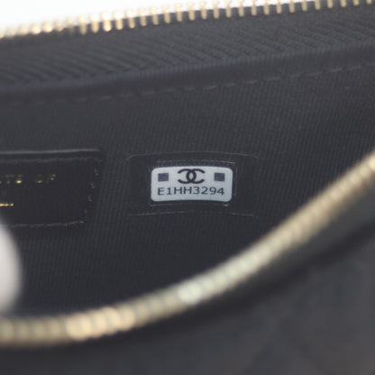 CHANEL シャネル 24年イヤーズギフト 黒 ベロア ハーフムーン チェンショルダー ショルダーバッグ