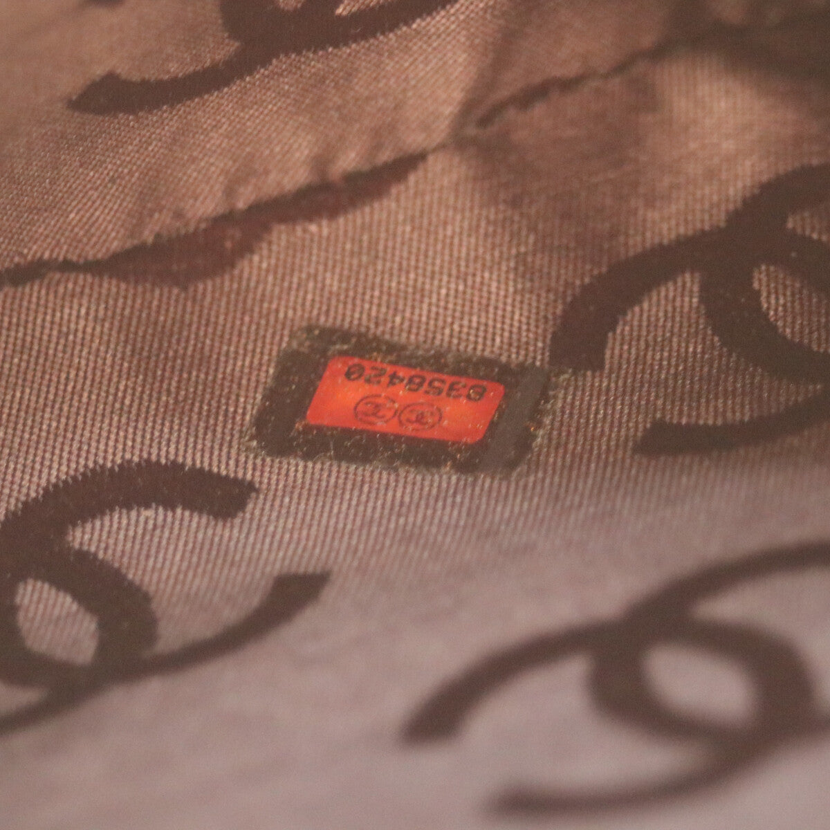 CHANEL シャネル 8番 ブラウン ワイルドステッチ Wファスナー ミニボストン ハンド ボストンバッグ