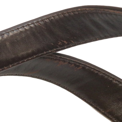 CHANEL シャネル 8番 ブラウン ワイルドステッチ Wファスナー ミニボストン ハンド ボストンバッグ