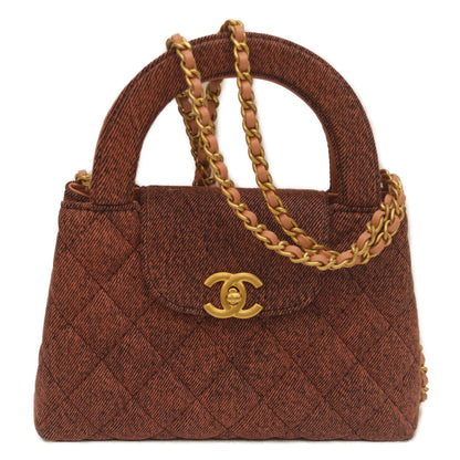 CHANEL シャネル AS4416 ピンクデニム ミニショッピング 2WAYミニハンド ショルダーバッグ