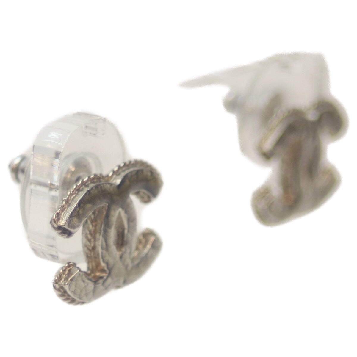 CHANEL シャネル 12A シルバー ココマーク ピアス ピアス