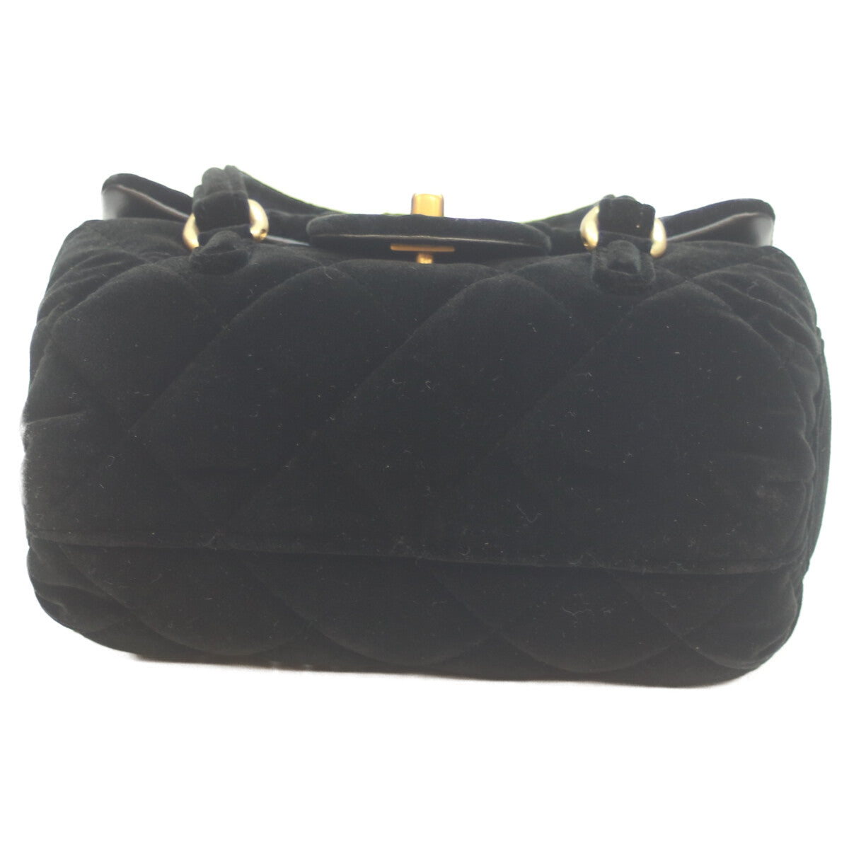 CHANEL シャネル 黒 G金具 ベロア 2WAYミニハンド ミニボストン ショルダーバッグ