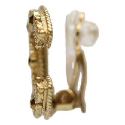 CHANEL シャネル 06A GP ｺｺﾏｰｸ ﾌﾞﾗｳﾝｽﾄｰﾝ ｲﾔﾘﾝｸﾞ イヤリング