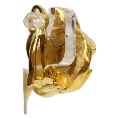 CHANEL シャネル 97P GP ﾊｰﾄ型ｺｺﾏｰｸ ｲﾔﾘﾝｸﾞ イヤリング