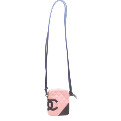 CHANEL シャネル A25177 8番 ピンク カンボン スモールポシェット ショルダー ショルダーバッグ