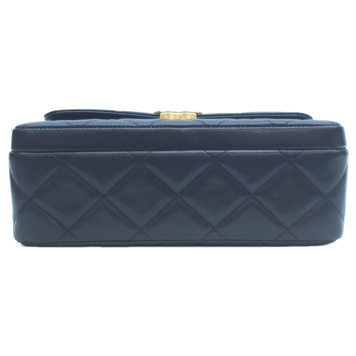 CHANEL シャネル AS4908 黒 キャビア グレインドカーフスキン G金具 ミニシングルフラップショルダー ショルダーバッグ W23