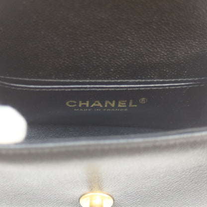 CHANEL シャネル A67364 黒 キャビア G金具 ミニボーイシャネル15 チェーンショルダー ショルダーバッグ