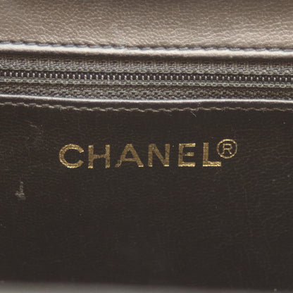 CHANEL シャネル 5番 黒 ビコローレ ラム G金具 2WAYバニティ ショルダーバッグ