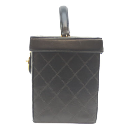 CHANEL シャネル 5番 黒 ビコローレ ラム G金具 2WAYバニティ ショルダーバッグ