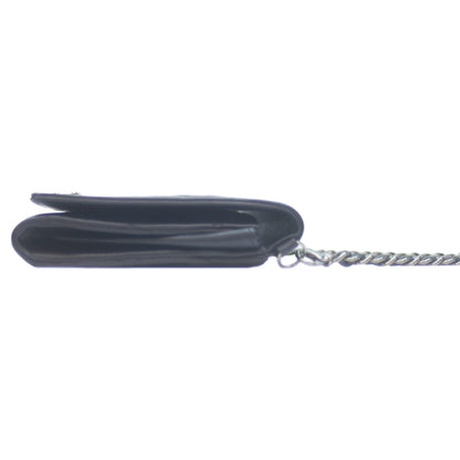 CHANEL シャネル 20番 ネイビー ラム ボーイシャネル シルバー金具 チェーンウォレット 長財布（小銭入れあり）