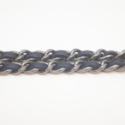 CHANEL シャネル 20番 ネイビー ラム ボーイシャネル シルバー金具 チェーンウォレット 長財布（小銭入れあり）