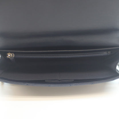 CHANEL シャネル 20番 ネイビー ラム ボーイシャネル シルバー金具 チェーンウォレット 長財布（小銭入れあり）