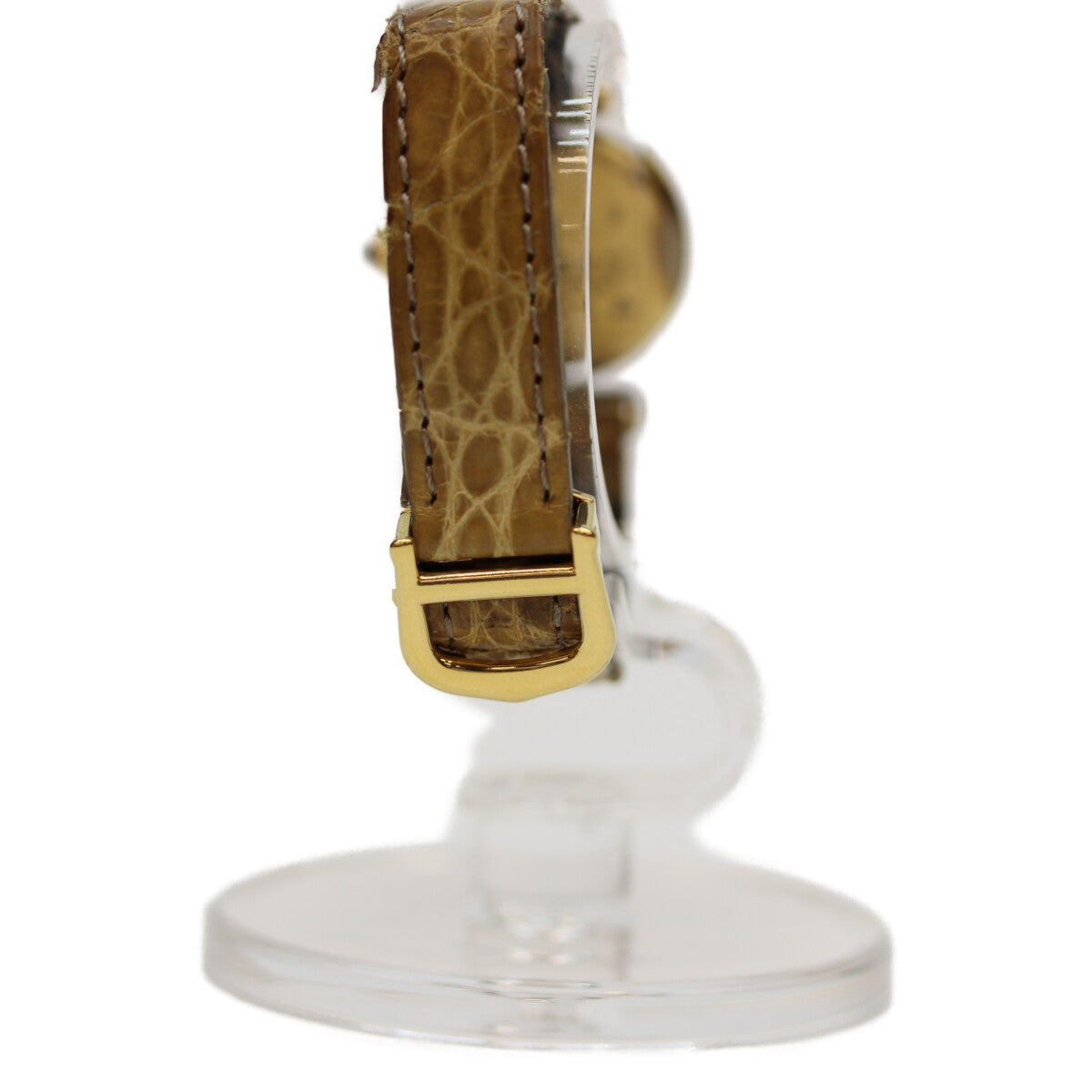 Cartier カルティエ 97年 W1008554 ﾏｽﾄｺﾘｾﾞｳﾞｪﾙﾒｲﾕ SM G文字盤 QZ 925/革 腕時計