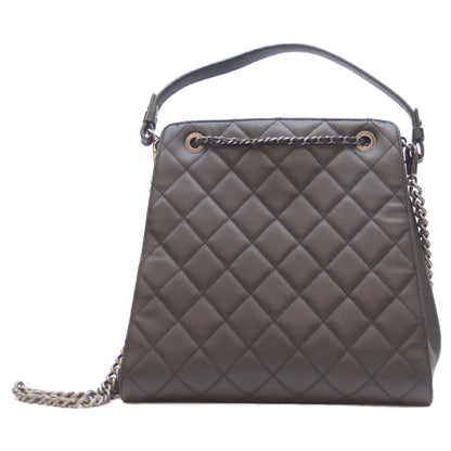 CHANEL シャネル 24番 A93354 黒 ｷｬﾋﾞｱ ｼﾙﾊﾞｰ金具 CCﾊﾞｹｯﾄ 2WAYﾁｪｰﾝｼｮﾙﾀﾞｰ ショルダーバッグ