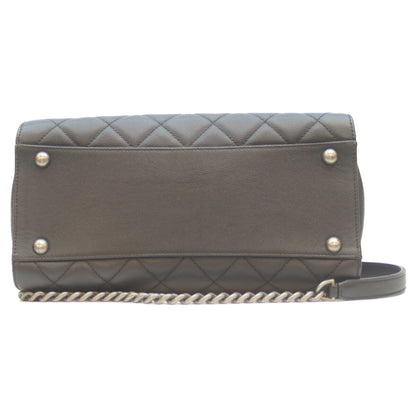 CHANEL シャネル 24番 A93354 黒 ｷｬﾋﾞｱ ｼﾙﾊﾞｰ金具 CCﾊﾞｹｯﾄ 2WAYﾁｪｰﾝｼｮﾙﾀﾞｰ ショルダーバッグ