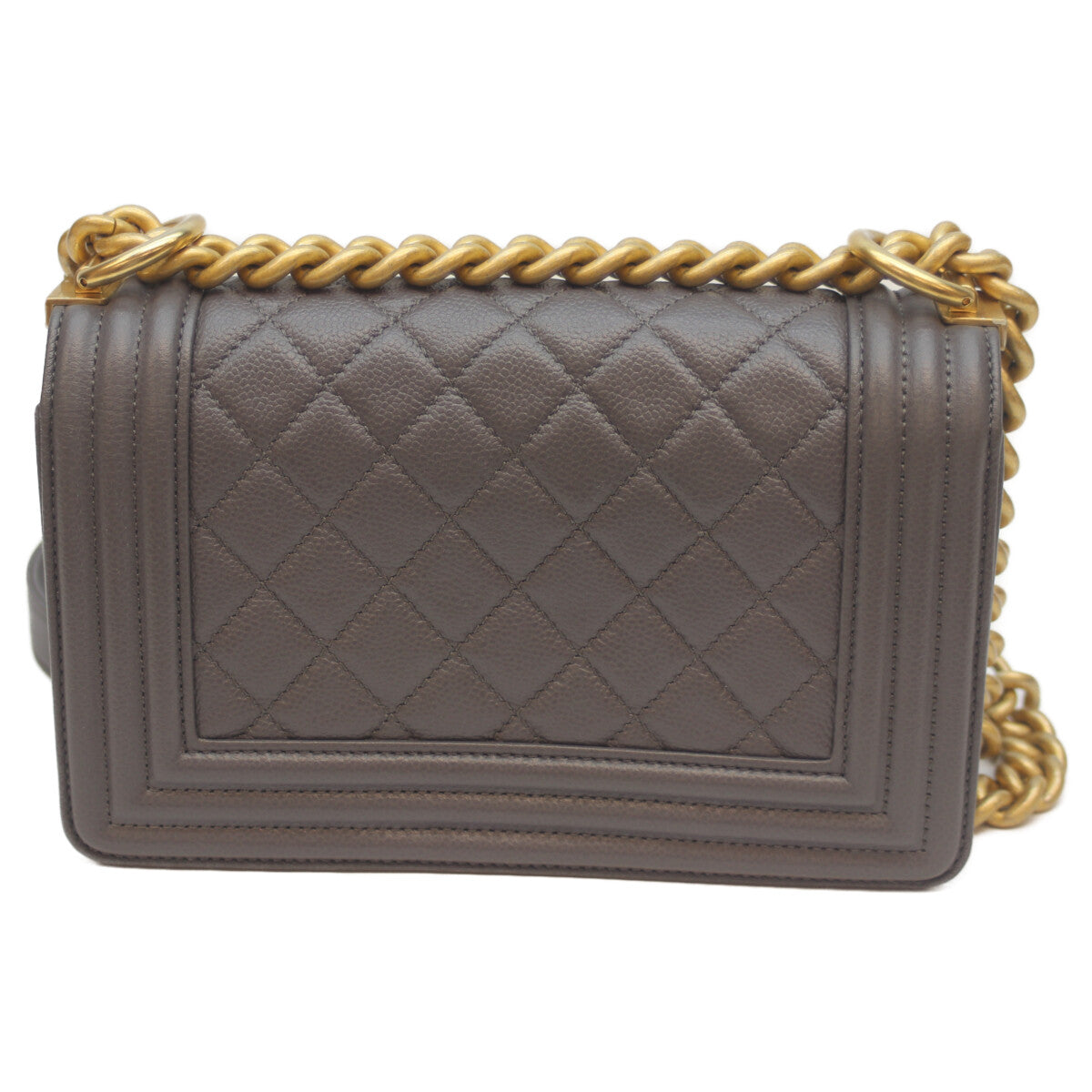 CHANEL シャネル ﾗｲﾄｸﾞﾚｰ G金具 ｷｬﾋﾞｱ ﾎﾞｰｲｼｬﾈﾙ20ｽﾓｰﾙ ショルダーバッグ