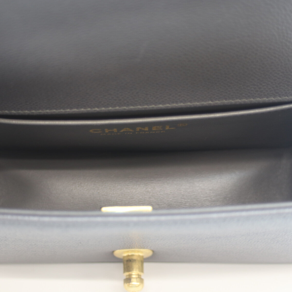 CHANEL シャネル ﾗｲﾄｸﾞﾚｰ G金具 ｷｬﾋﾞｱ ﾎﾞｰｲｼｬﾈﾙ20ｽﾓｰﾙ ショルダーバッグ