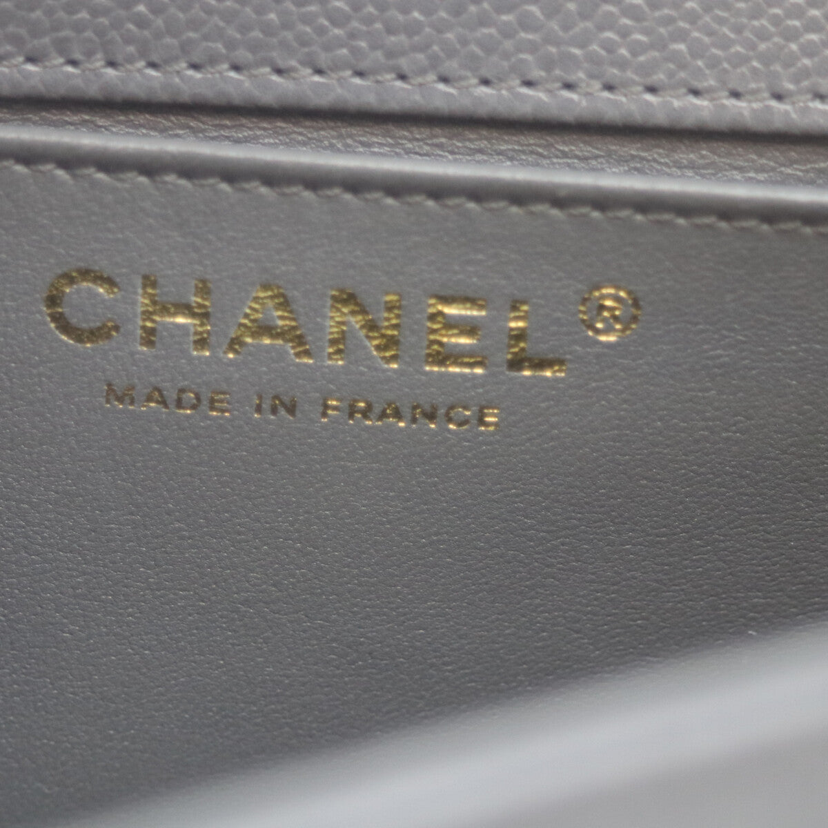 CHANEL シャネル ﾗｲﾄｸﾞﾚｰ G金具 ｷｬﾋﾞｱ ﾎﾞｰｲｼｬﾈﾙ20ｽﾓｰﾙ ショルダーバッグ