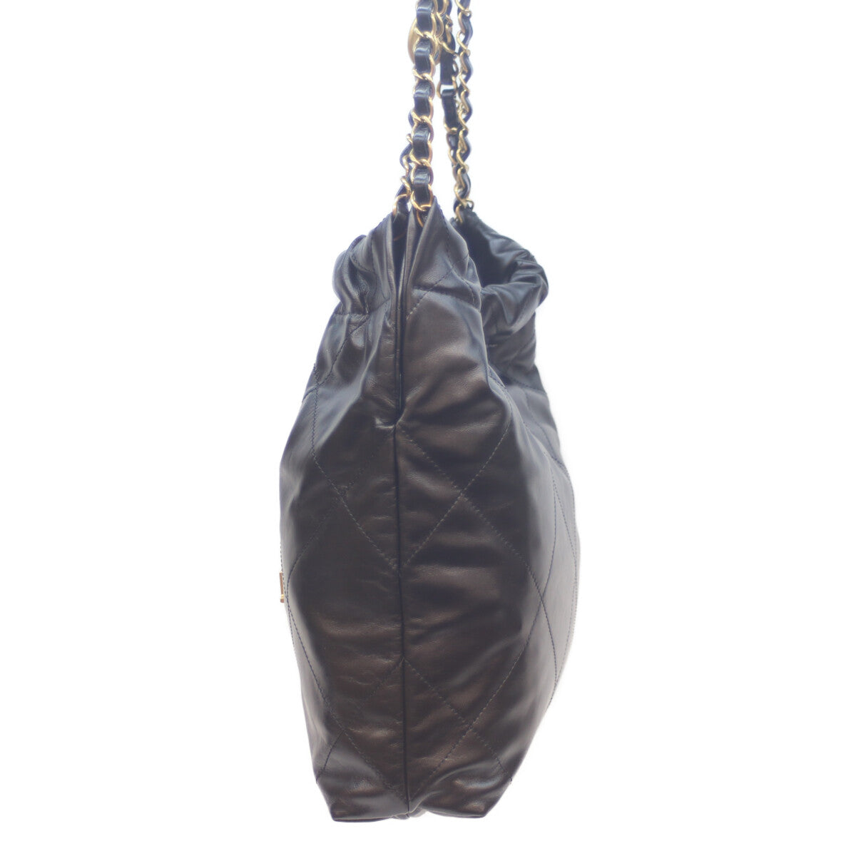 CHANEL シャネル AS3260 黒 ｼｬｲﾆｰｶｰﾌ ｼｬﾈﾙ22ｽﾓｰﾙ G金具 ショルダーバッグ