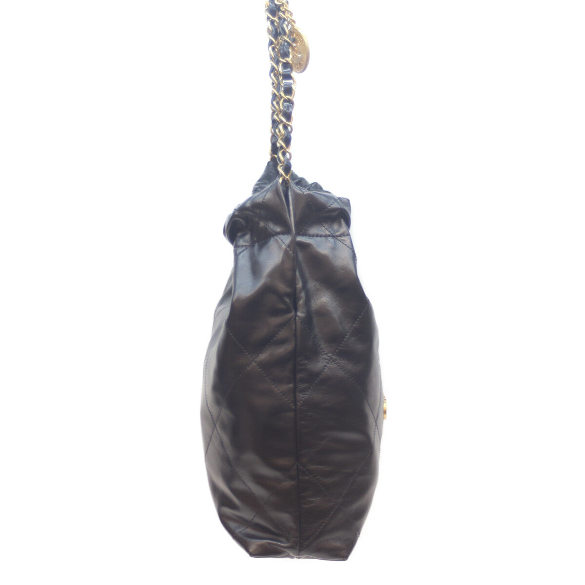CHANEL シャネル AS3260 黒 ｼｬｲﾆｰｶｰﾌ ｼｬﾈﾙ22ｽﾓｰﾙ G金具 ショルダーバッグ