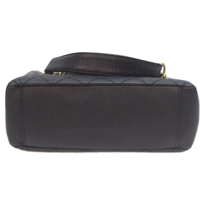 CHANEL シャネル 14番 黒 ｷｬﾋﾞｱ G金具 PSTﾄｰﾄ トートバッグ