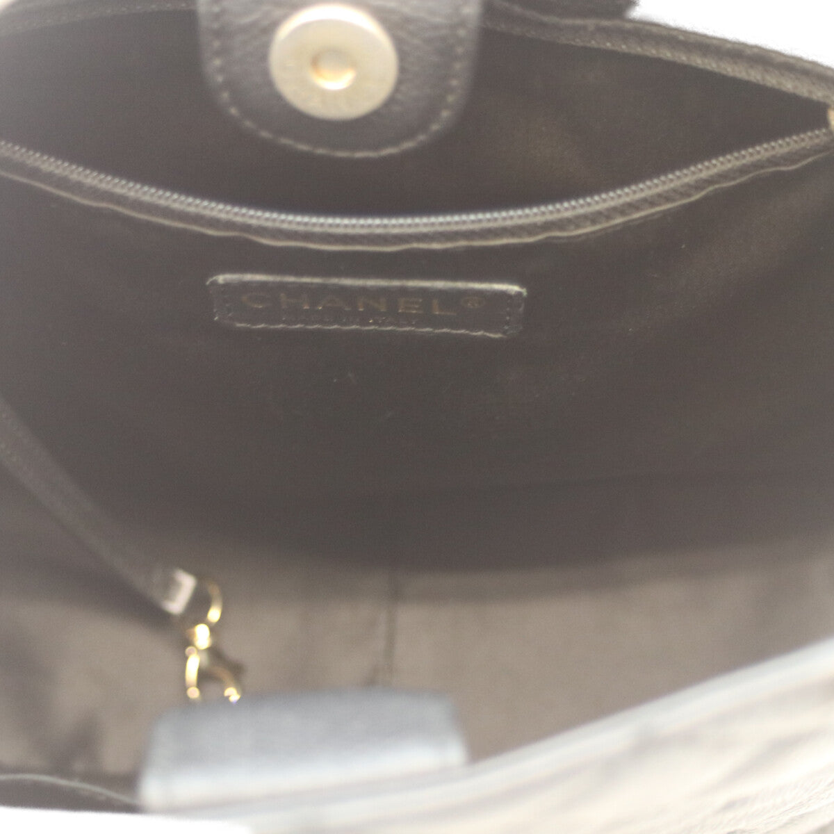 CHANEL シャネル 14番 黒 ｷｬﾋﾞｱ G金具 PSTﾄｰﾄ トートバッグ