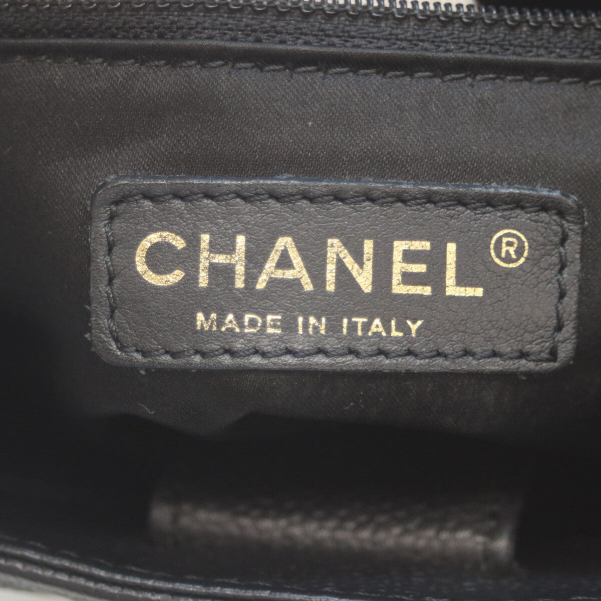 CHANEL シャネル 14番 黒 ｷｬﾋﾞｱ G金具 PSTﾄｰﾄ トートバッグ