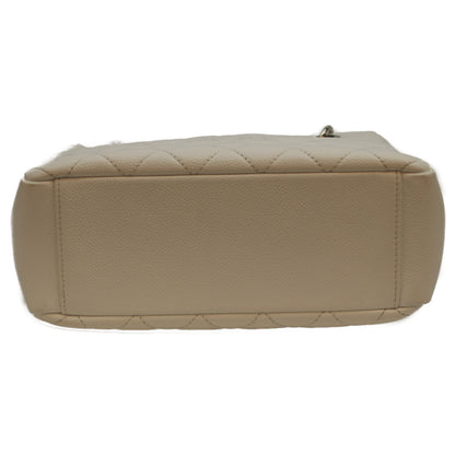 CHANEL シャネル 15番 白 ｷｬﾋﾞｱ ｼﾙﾊﾞｰ金具 PSTﾄｰﾄ トートバッグ