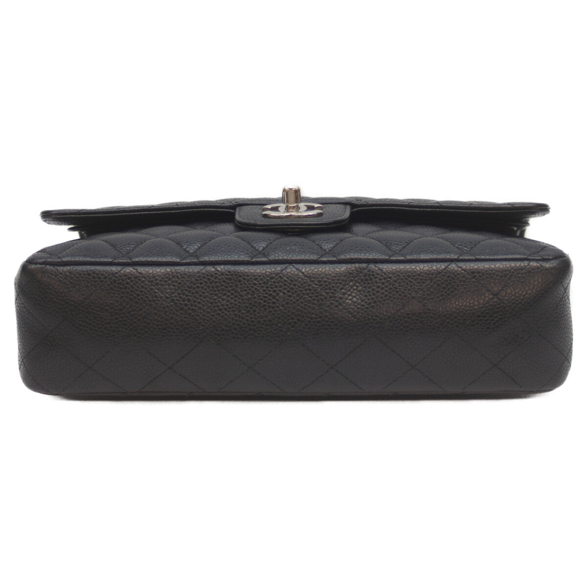 CHANEL シャネル 15番 A01112 黒 ｼﾙﾊﾞｰ金具 ｷｬﾋﾞｱ Wﾌﾗｯﾌﾟ ﾏﾄﾗｯｾ25ﾁｪｰﾝｼｮﾙﾀﾞｰ ショルダーバッグ