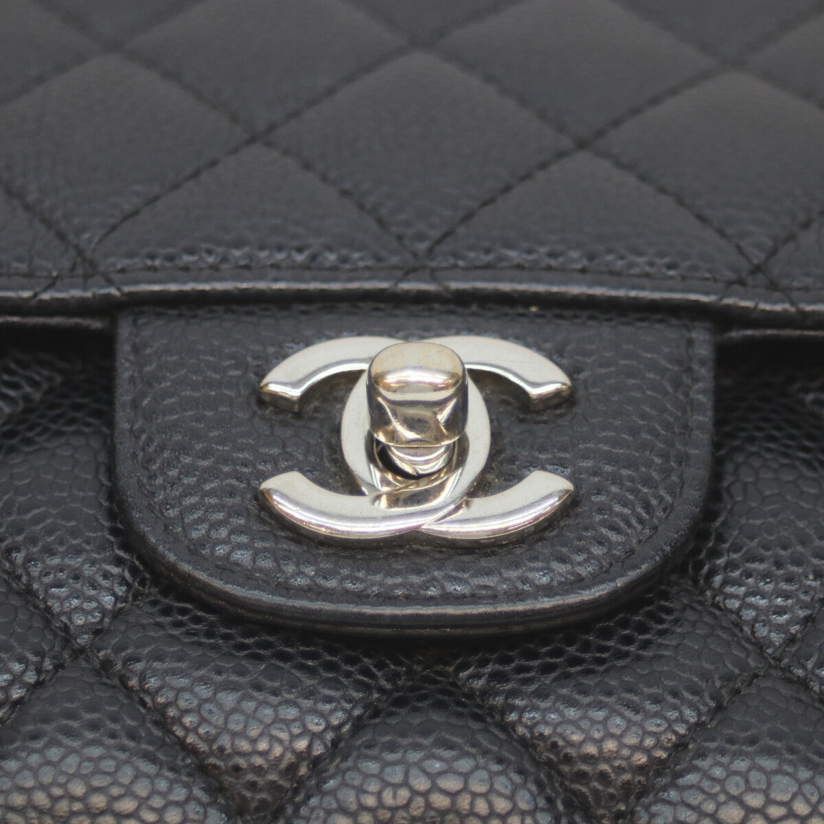 CHANEL シャネル 15番 A01112 黒 ｼﾙﾊﾞｰ金具 ｷｬﾋﾞｱ Wﾌﾗｯﾌﾟ ﾏﾄﾗｯｾ25ﾁｪｰﾝｼｮﾙﾀﾞｰ ショルダーバッグ