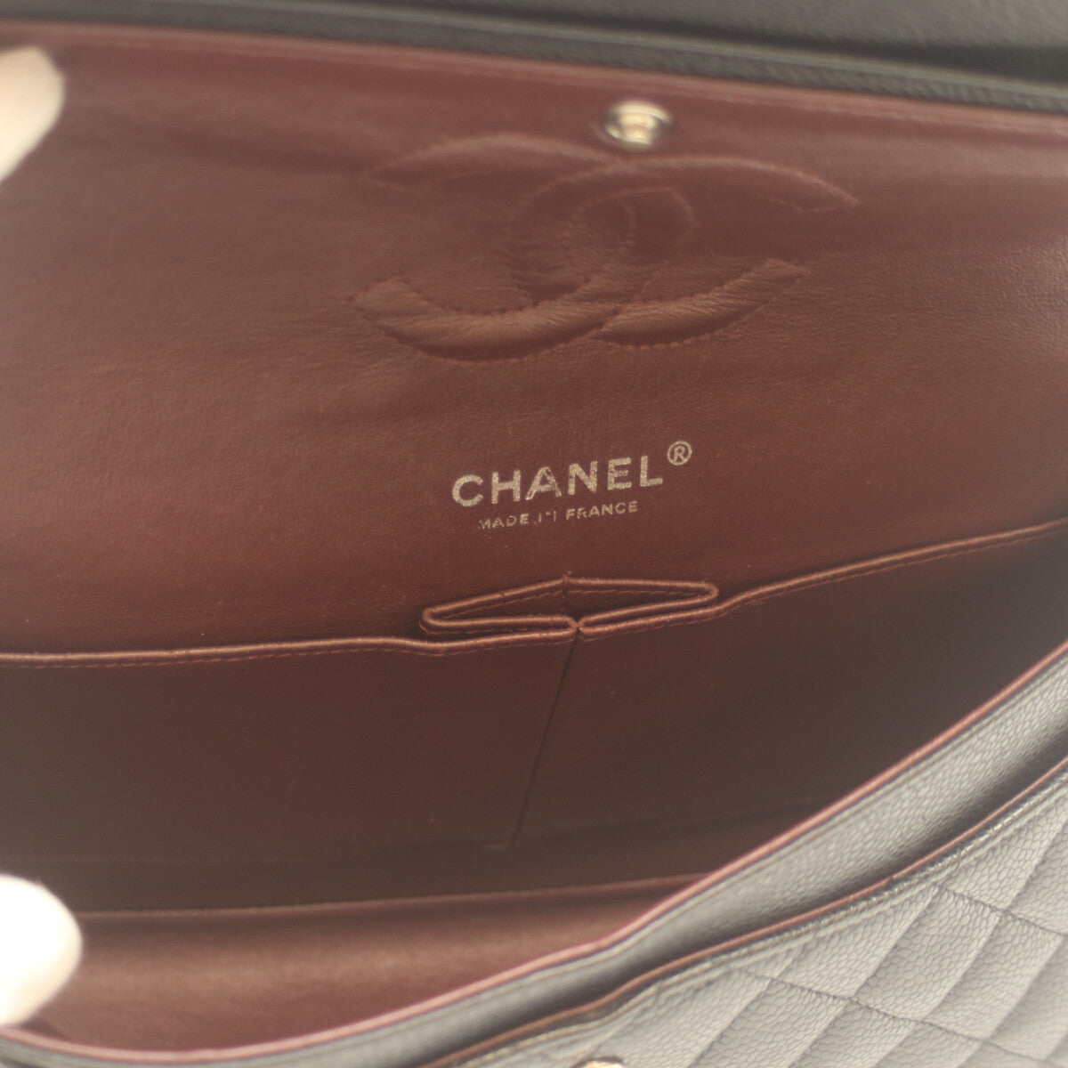 CHANEL シャネル 15番 A01112 黒 ｼﾙﾊﾞｰ金具 ｷｬﾋﾞｱ Wﾌﾗｯﾌﾟ ﾏﾄﾗｯｾ25ﾁｪｰﾝｼｮﾙﾀﾞｰ ショルダーバッグ