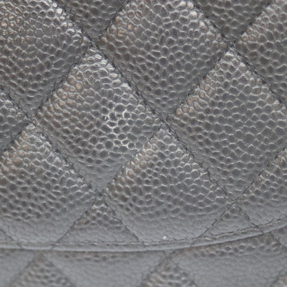 CHANEL シャネル 15番 A01112 黒 ｼﾙﾊﾞｰ金具 ｷｬﾋﾞｱ Wﾌﾗｯﾌﾟ ﾏﾄﾗｯｾ25ﾁｪｰﾝｼｮﾙﾀﾞｰ ショルダーバッグ