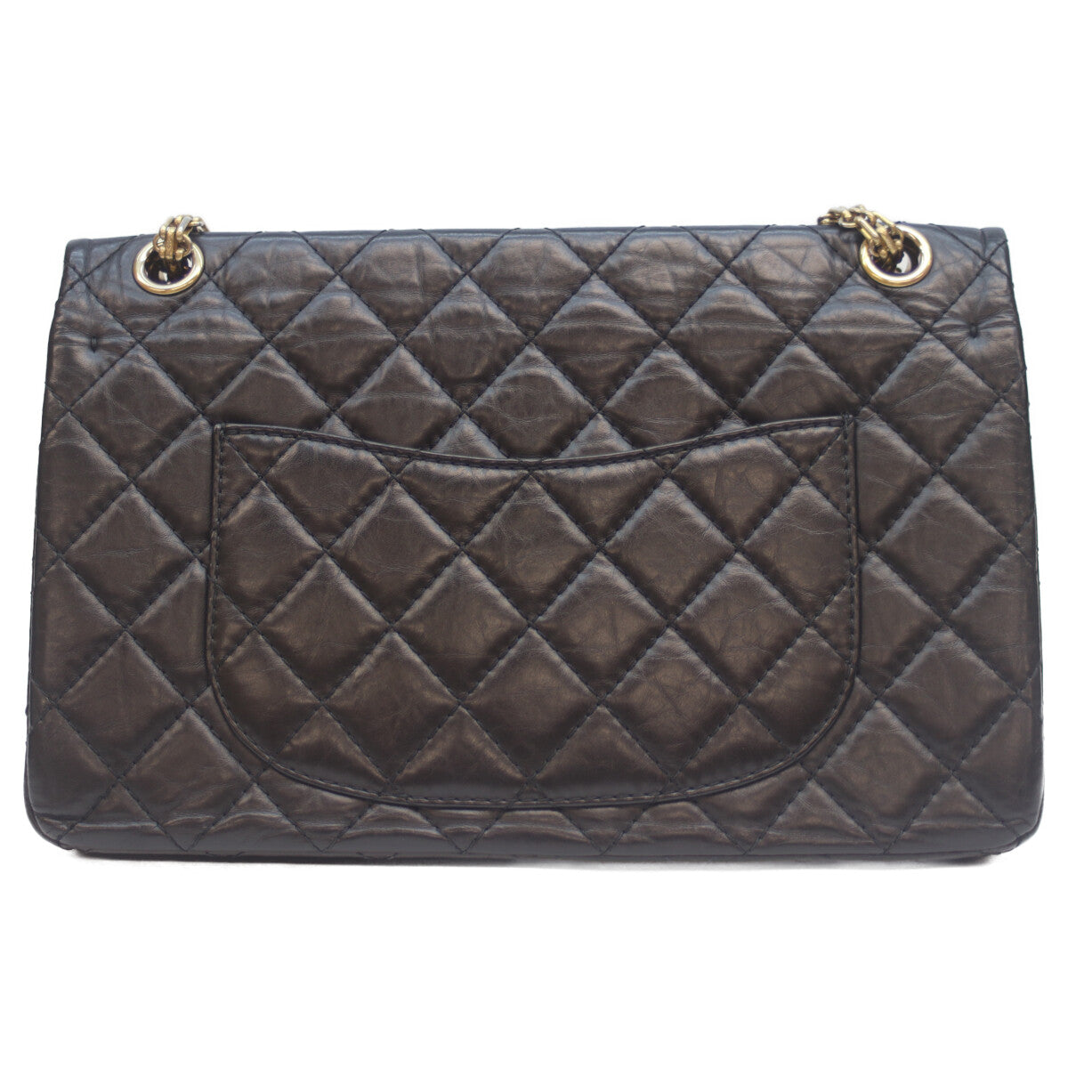 CHANEL シャネル 15番 A37587 黒 ｴｲｼﾞﾄﾞｶｰﾌｽｷﾝ G金具 2.55 ﾏﾄﾗｯｾ28ﾁｪｰﾝｼｮﾙﾀﾞｰ ショルダーバッグ