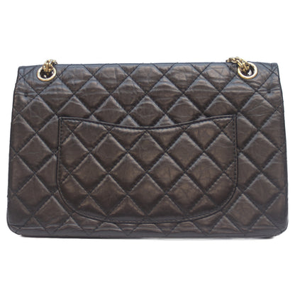 CHANEL シャネル 15番 A37587 黒 ｴｲｼﾞﾄﾞｶｰﾌｽｷﾝ G金具 2.55 ﾏﾄﾗｯｾ28ﾁｪｰﾝｼｮﾙﾀﾞｰ ショルダーバッグ