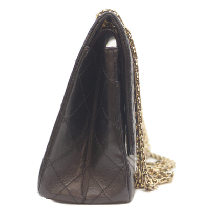 CHANEL シャネル 15番 A37587 黒 ｴｲｼﾞﾄﾞｶｰﾌｽｷﾝ G金具 2.55 ﾏﾄﾗｯｾ28ﾁｪｰﾝｼｮﾙﾀﾞｰ ショルダーバッグ