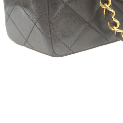 CHANEL シャネル 2番 黒 ﾊﾟﾘ限定 ﾗﾑ Wﾌﾗｯﾌﾟ ﾏﾄﾗｯｾ26 ﾁｪｰﾝｼｮﾙﾀﾞｰ ショルダーバッグ