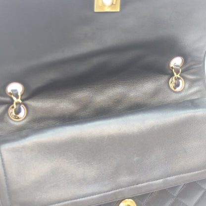 CHANEL シャネル 2番 黒 ﾊﾟﾘ限定 ﾗﾑ Wﾌﾗｯﾌﾟ ﾏﾄﾗｯｾ26 ﾁｪｰﾝｼｮﾙﾀﾞｰ ショルダーバッグ