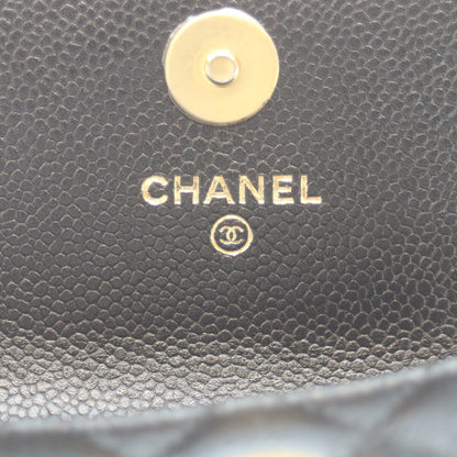 CHANEL シャネル AP2206 黒 ｷｬﾋﾞｱ G金具 ﾎﾞｰｲｼｬﾈﾙ ｺﾝﾊﾟｸﾄﾁｪｰﾝｳｫﾚｯﾄ ショルダーバッグ