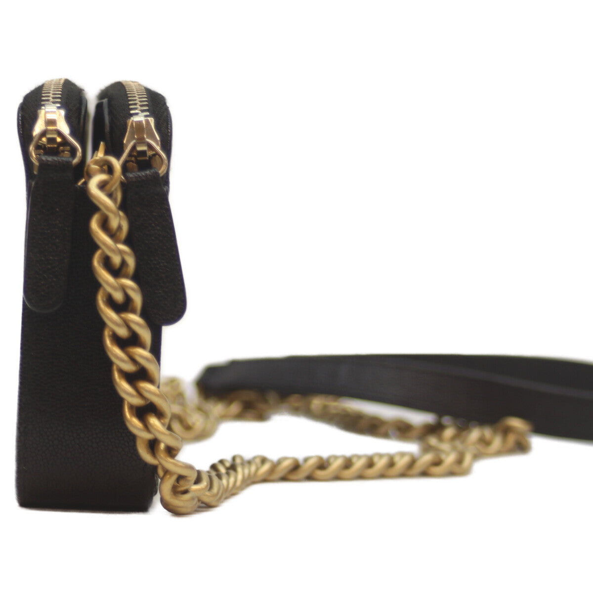 CHANEL シャネル 27番 A84069 黒 ｷｬﾋﾞｱ G金具 ﾎﾞｰｲｼｬﾈﾙ ﾁｪｰﾝｳｫﾚｯﾄ ショルダーバッグ