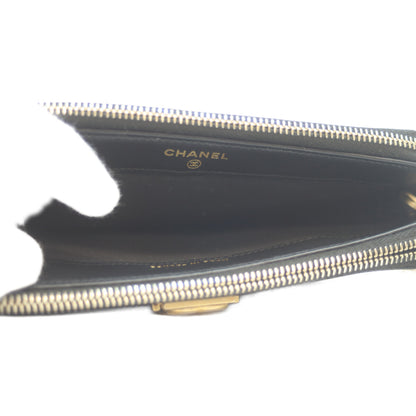 CHANEL シャネル 27番 A84069 黒 ｷｬﾋﾞｱ G金具 ﾎﾞｰｲｼｬﾈﾙ ﾁｪｰﾝｳｫﾚｯﾄ ショルダーバッグ