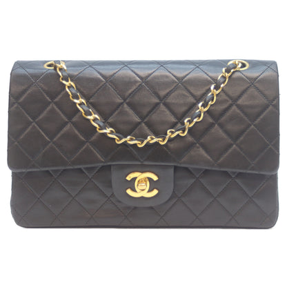 CHANEL シャネル 1番 A01112 黒 ﾗﾑ G金具 Wﾌﾗｯﾌﾟ ﾏﾄﾗｯｾ25 ﾁｪｰﾝｼｮﾙﾀﾞｰ ショルダーバッグ