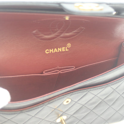 CHANEL シャネル 1番 A01112 黒 ﾗﾑ G金具 Wﾌﾗｯﾌﾟ ﾏﾄﾗｯｾ25 ﾁｪｰﾝｼｮﾙﾀﾞｰ ショルダーバッグ