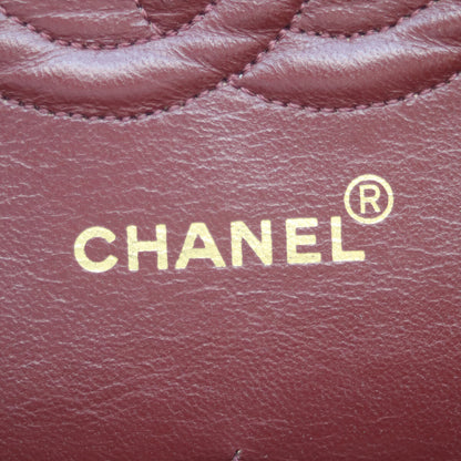 CHANEL シャネル 1番 A01112 黒 ﾗﾑ G金具 Wﾌﾗｯﾌﾟ ﾏﾄﾗｯｾ25 ﾁｪｰﾝｼｮﾙﾀﾞｰ ショルダーバッグ